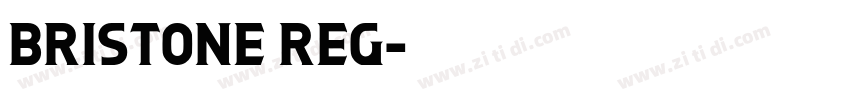 Bristone Reg字体转换